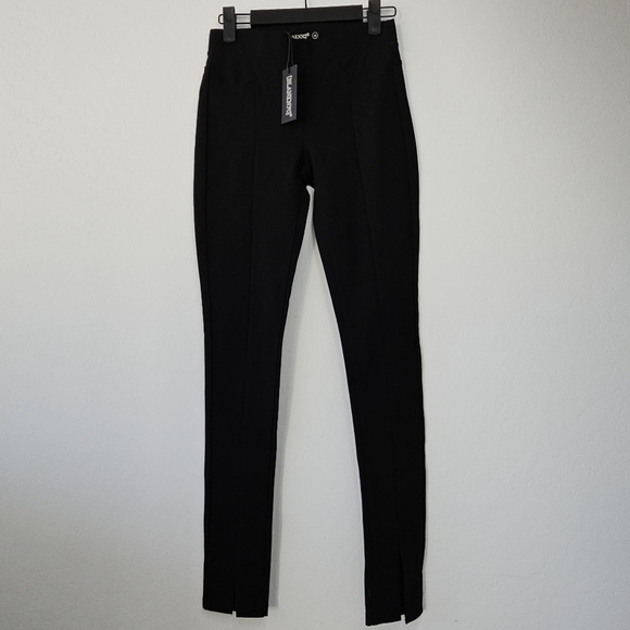 BLANKNYC New Womens Black Dress Leggings Size 24 - Picture 2 of 10